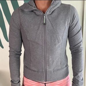 Lululemon cropped zip up sweatshirt